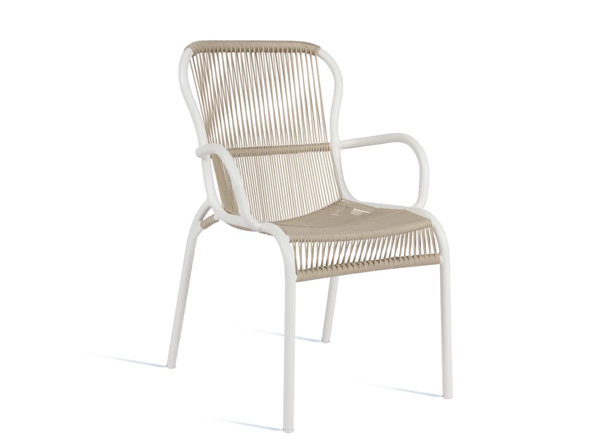 Armstoel Loop Dining Chair GD078 Beige Stone WitVincent Sheppard