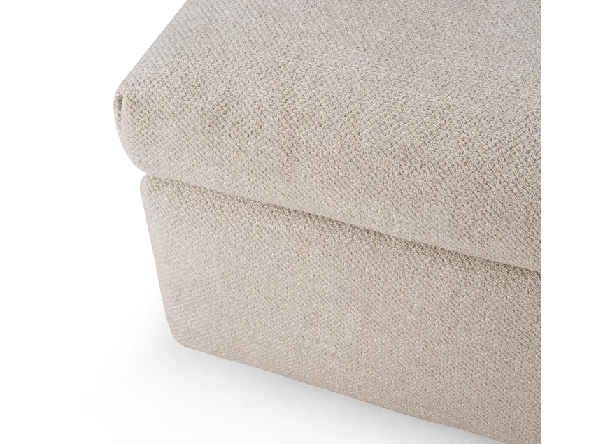 Detail Poef Mellow Footstool Ivory 20028 Ethnicraft
