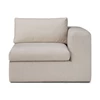 Gedraaid Eindelement Mellow Sofa End Seater left and right Ivory 20025 Ethnicraft