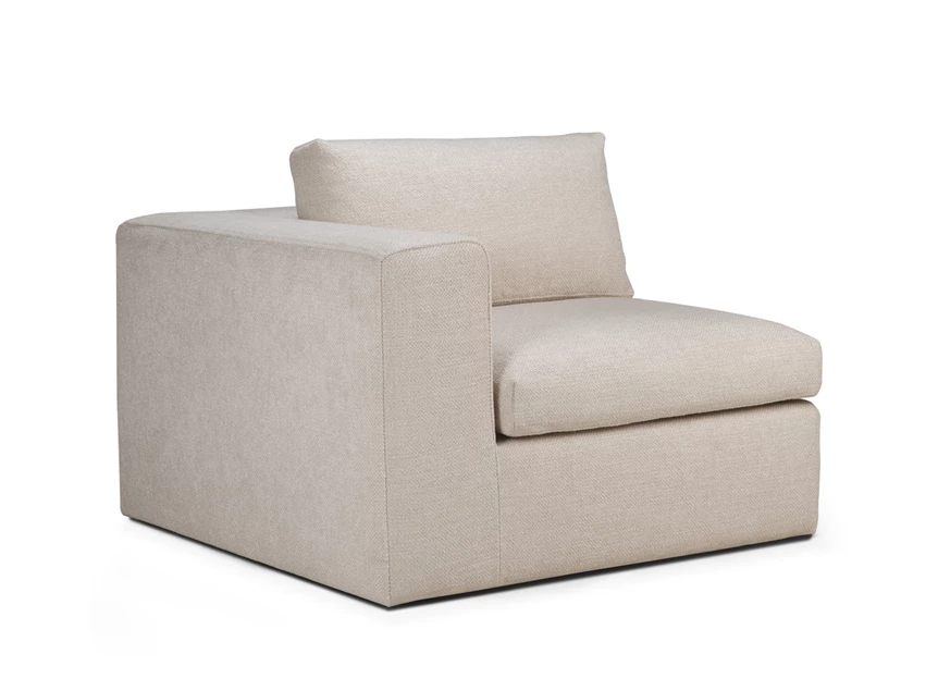 Zijkant Eindelement Mellow Sofa End Seater left and right Ivory 20025 Ethnicraft