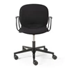Front RBM Noor Office Chair Black 26015 Ethnicraft modern design