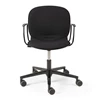 Front RBM Noor Office Chair Black 26015 Ethnicraft modern design