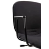 Detail zijkant RBM Noor Office Chair Black 26015 Ethnicraft modern design