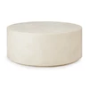 Salontafel Microcement Elements Off White Round Coffee Table 26415 Ethnicraft