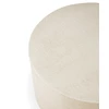 Zijkant Salontafel Microcement Elements Off White Round Coffee Table 26414 Ethnicraft