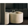 Sfeerfoto Salontafel Microcement Elements Off White Round Coffee Table 26414 Ethnicraft