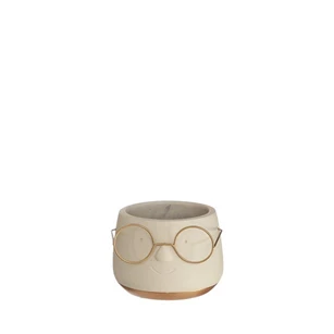 pot met bril- goud- Ø8,5 H6,5cm- 33096