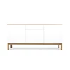 2275-454 patch dressoir sideboard white lacque solid oak tenzo scandinavisch design strak witte lak eik