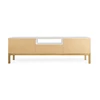 2273-454 witte lak patch tv-meubel white scandinavisch design solid oak volle eik laden tv bench lacque deuren