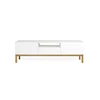2273-001 tv bench white lacque scandinavisch design tenzo tv-meubel solid oak witte lak volle eiken poten