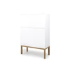 2276-001 patch cabinet barkast 4 deuren white lacque solid oak wit gelakt volle eiken poten scandinavisch design tenzo