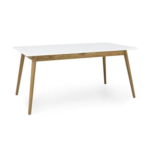 1681-001 extandable table tenzo dot eik wit verlengbare eettafel scandinavisch design oak white