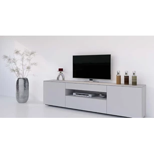 Tv-kast TV210 open vak wit Karat modern design