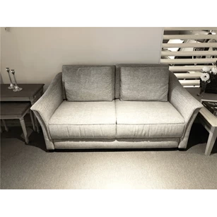 bentley salon mecam stockverkoop grijze stof eigentijds design toonzaalmodel canapé