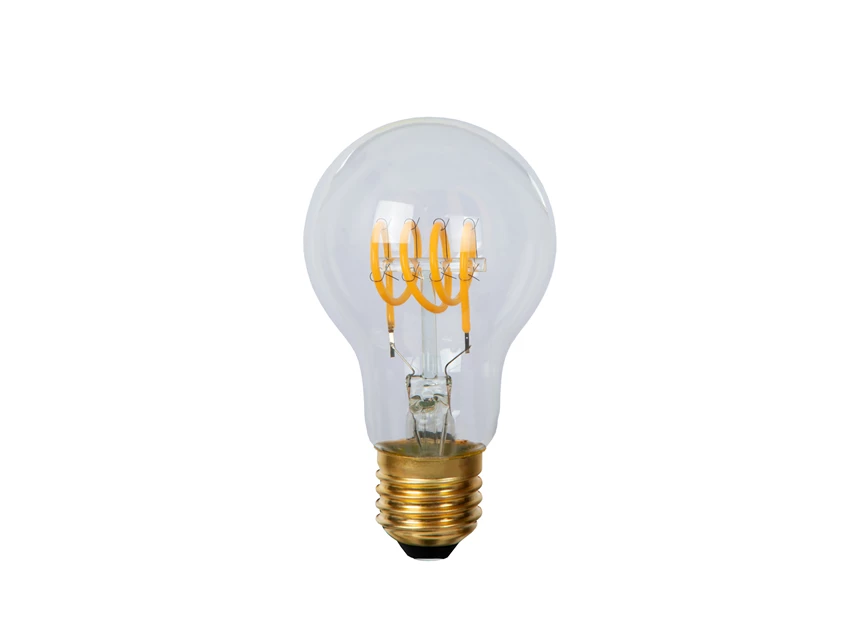 A60 filament lamp- 6cm LED, dimb E27 1X5W 2700K transparant 