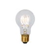 A60 filament lamp- 6cm LED, dimb E27 1X5W 2700K transparant 