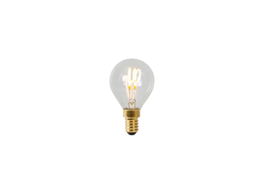 P45 filament lamp- 4,5cm LED, dimb E14 1X3W 2700K transparant 