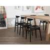 Sfeerfoto Stoel Teo Nearly Black plywood seat Vincent Sheppard