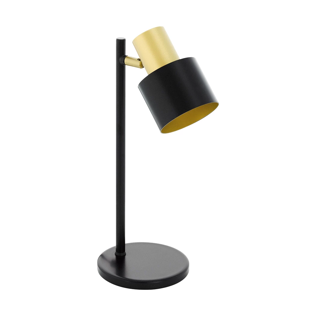 erotisch woestenij historisch Tafellamp Fiumara 1L zwart/goud - Meubelen Jonckheere