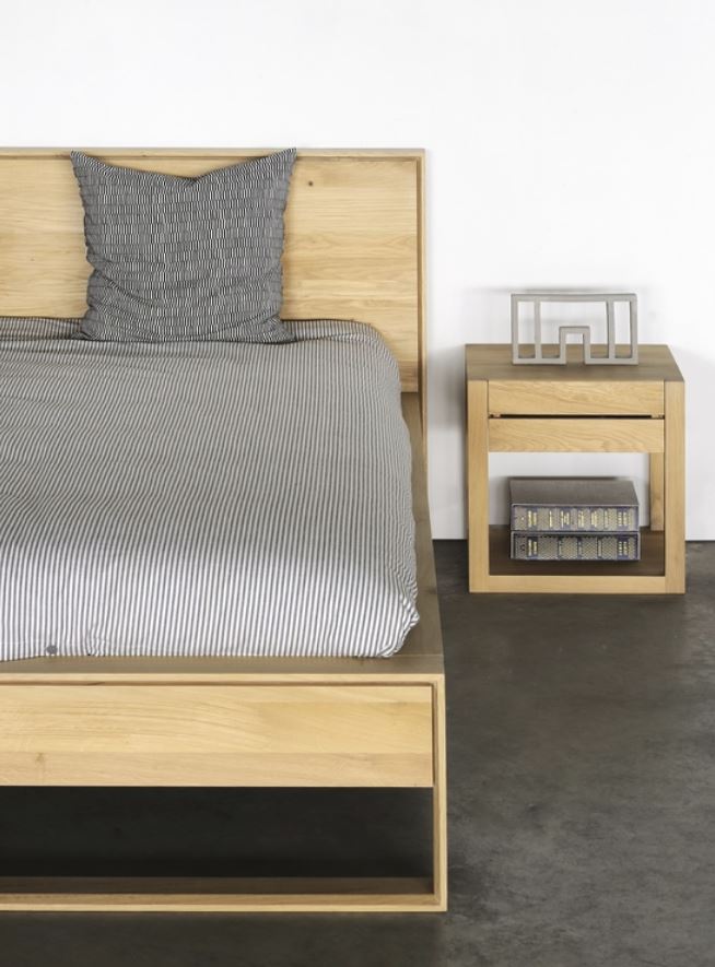 Oak Azur Bedside Table Ethnicraft Meubelen Jonckheere