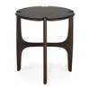 Front Mahogany Pi Dark Brown Side Table 35005 Ethnicraft