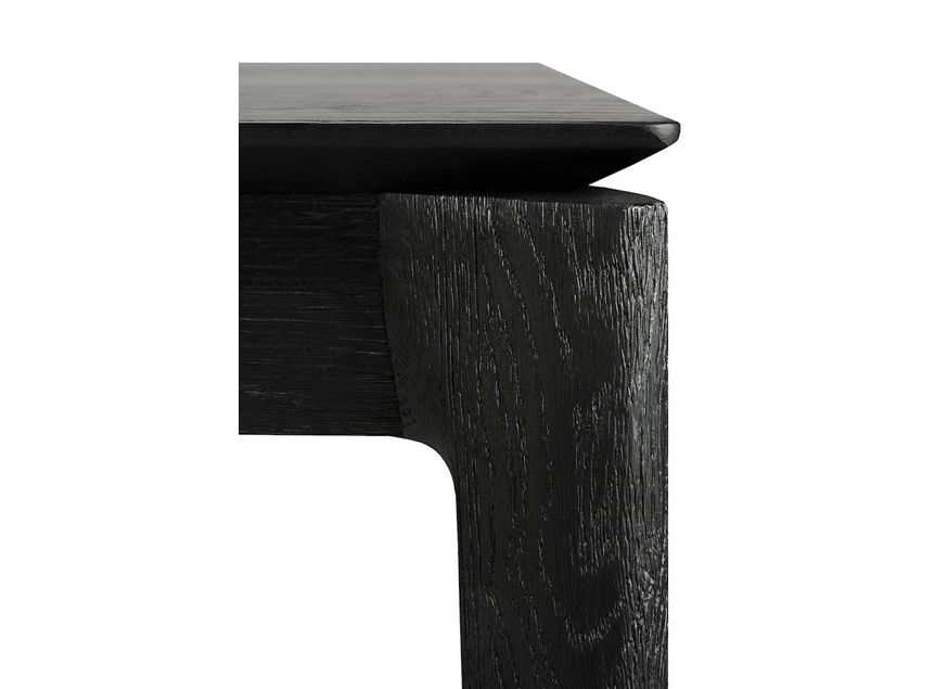 Detail Oak Bok Black Extendable Dining Table 51544 Ethnicraft