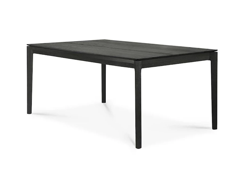 Zijkant Oak Bok Black Extendable Dining Table 51543 Ethnicraft