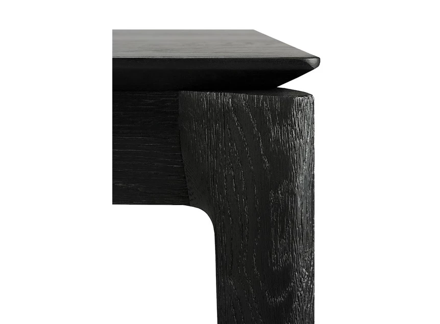 Detail Oak Bok Black Extendable Dining Table 51543 Ethnicraft