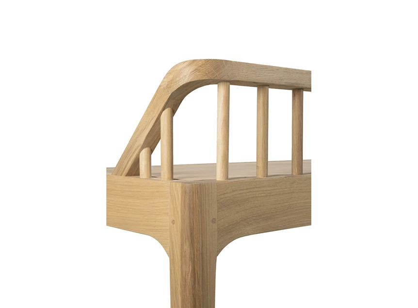 Detail Oak Spindle Bench 51243 Ethnicraft modern design