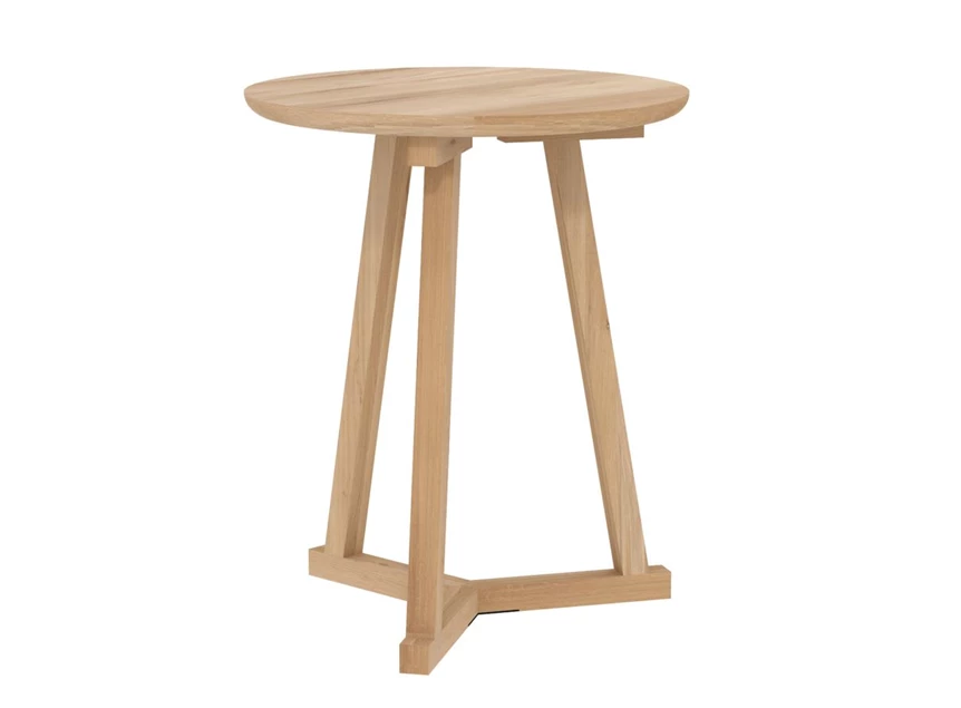 Oak Tripod Side Table 50508 Ethnicraft