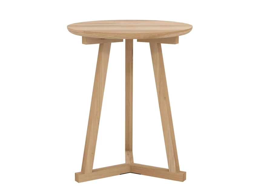 Front Oak Tripod Side Table 50508 Ethnicraft