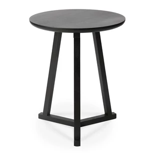 Oak Tripod Black Side Table 50527 Ethnicraft