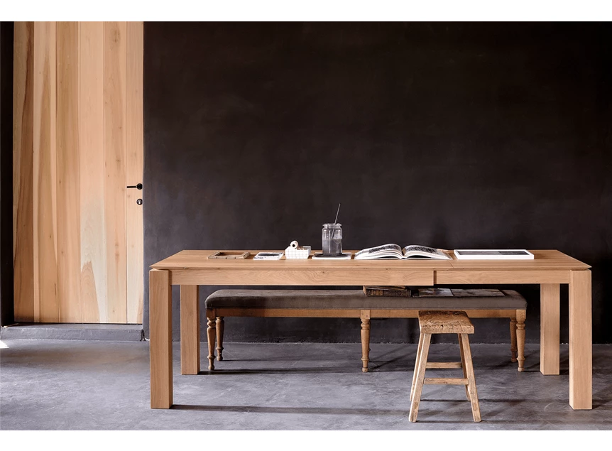 Ethnicraft slice deals extendable dining table