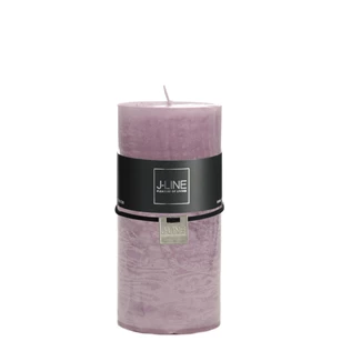 93351 J-Line Jolipa Cilinderkaars Lavendel product paars L 7x15cm 72H