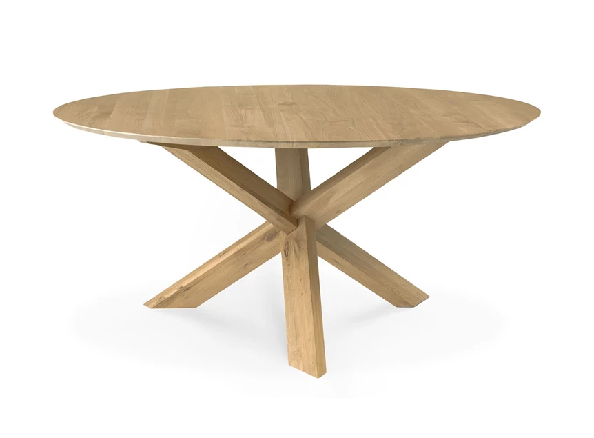 Oak Circle Dining Table 50164 Ethnicraft