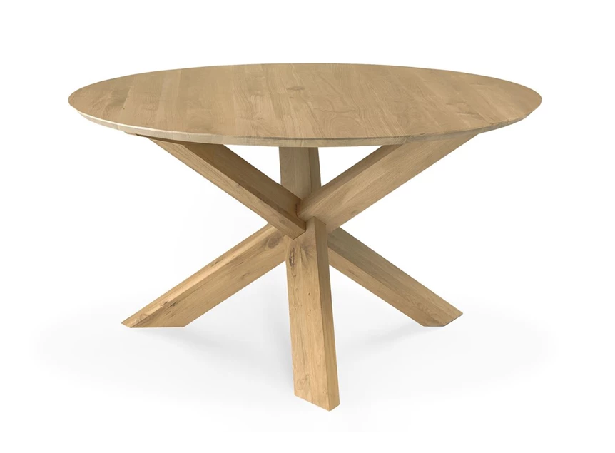 Oak Circle Dining Table 50165 Ethnicraft