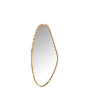Abstracte spiegel- mdf/glas- goud- smal 
