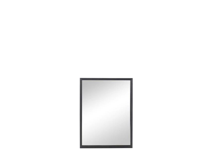Rechthoekige spiegel- hout- zwart- 80x60cm