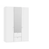 Draaideurkast Jutzler 3 deuren/2 laden wit + spiegel - 5998 831