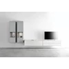 Tv-kast Game opstelling 68 matte lak wit licht grijs Sudbrock