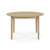 Oak Bok Round Extendable Dining Table 51527 Ethnicraft modern design