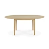 Verlengbaar Oak Bok Round Extendable Dining Table 51527 Ethnicraft modern design