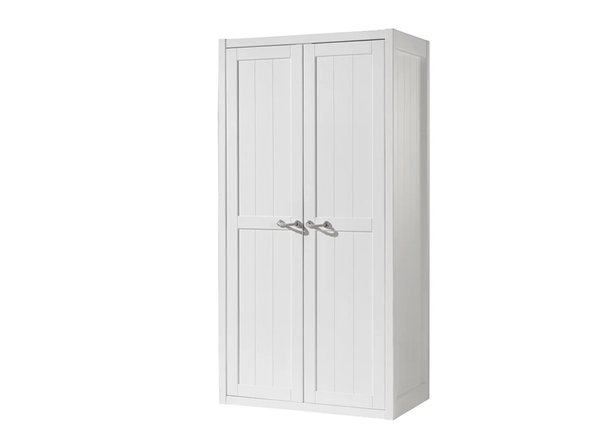 LEKL1214 lewis vipack kleerkast wit hout mdf 2 deuren landelijk jeugdkamer