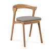 Stoel Seat Cushion Teak Bok Outdoor Dining Chair 21097 Ethnicraft