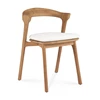 Stoel Seat Cushion Teak Bok Outdoor Dining Chair 21096 Ethnicraft