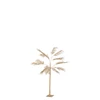 Boom Palm Bladeren 1 Stam Staal Goud Small (71x70x140cm)