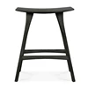 Front Oak Osso Black Counter Stool 53045 Ethnicraft