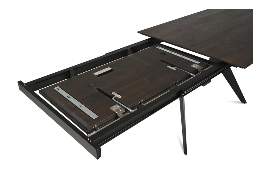Systeem Tafel Capri rechthoekig verlengbaar massief hout eik gebeitst Willisau Edition
