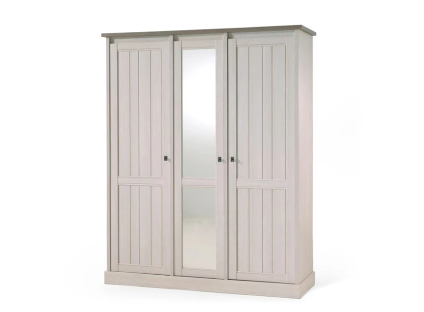K3S1 York meubar landelijk draaideurkast kleerkast hout spiegel slaapkamer jeugdkamer