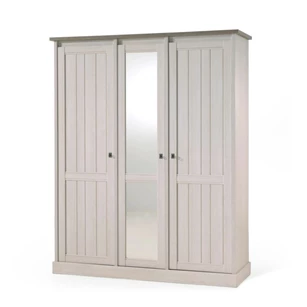 K3S1 York meubar landelijk draaideurkast kleerkast hout spiegel slaapkamer jeugdkamer